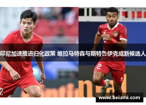 印尼加速推进归化政策 维拉马特森与斯特鲁伊克成新候选人