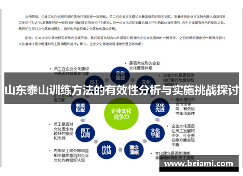 山东泰山训练方法的有效性分析与实施挑战探讨